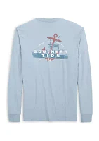 Men's Lowcountry Trawler Long Sleeve Graphic T-Shirt