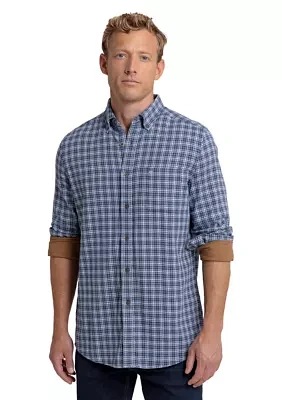 Men's Barnwell Plaid Printed Sport Shirt