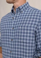 Men's Barnwell Plaid Printed Sport Shirt