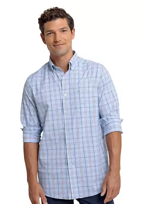 Men's River Point Plaid Printed Shirt