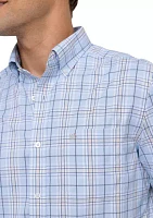 Men's River Point Plaid Printed Shirt