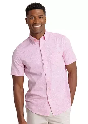 Men's Bloom Printed Button Down Shirt