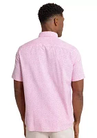 Men's Bloom Printed Button Down Shirt