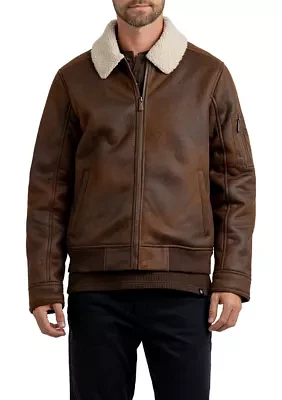 Rainforest Nubuck Sherpa Lined Jacket