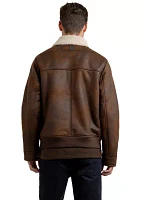 Rainforest Nubuck Sherpa Lined Jacket