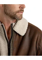 Rainforest Nubuck Sherpa Lined Jacket