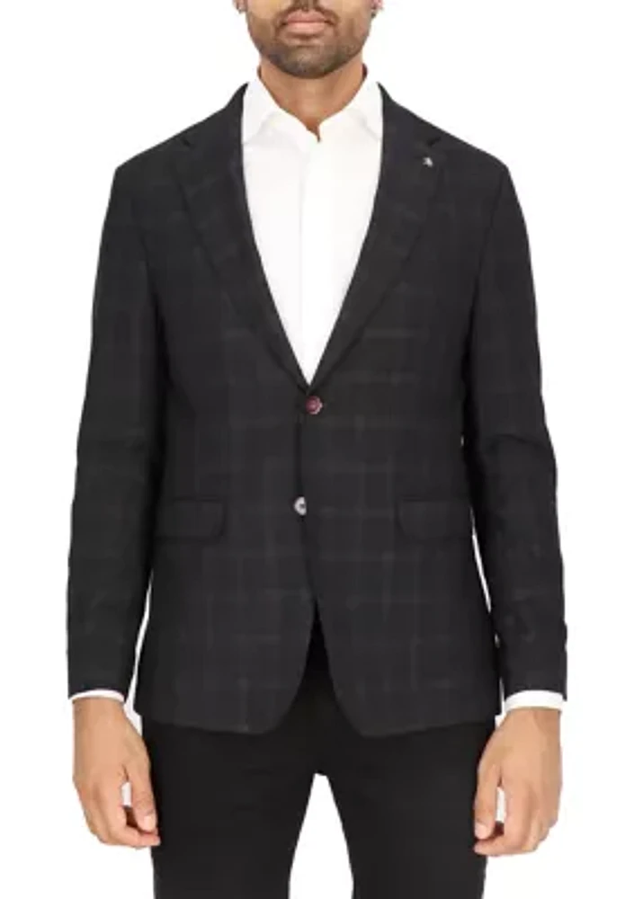 Men's Plaid Printed Sportcoat