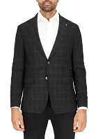 Men's Plaid Printed Sportcoat