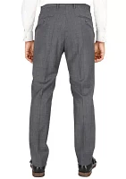 Men's Windowpane Dress Pants