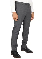 Men's Windowpane Dress Pants