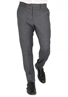 Men's Windowpane Dress Pants