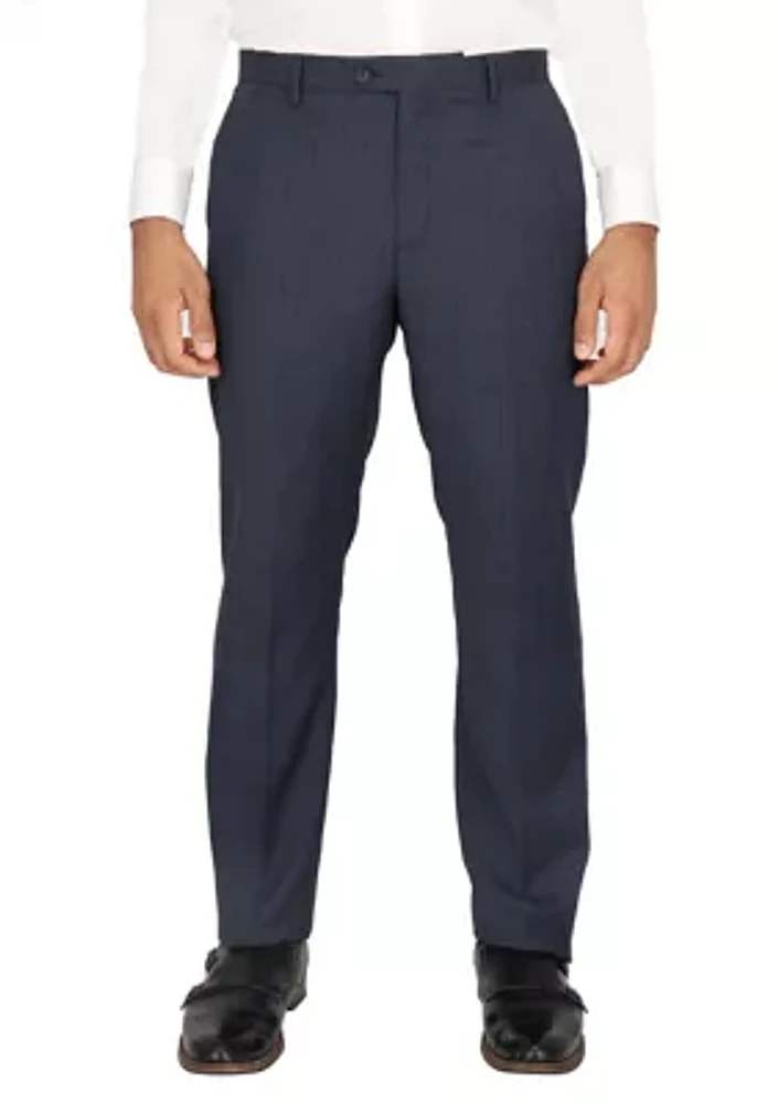 Men's Windowpane Dress Pants