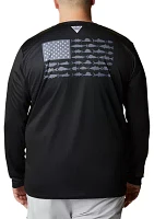 Men's Tall Terminal Tackle PFG Fish Flag™ Long Sleeve Graphic T-Shirt