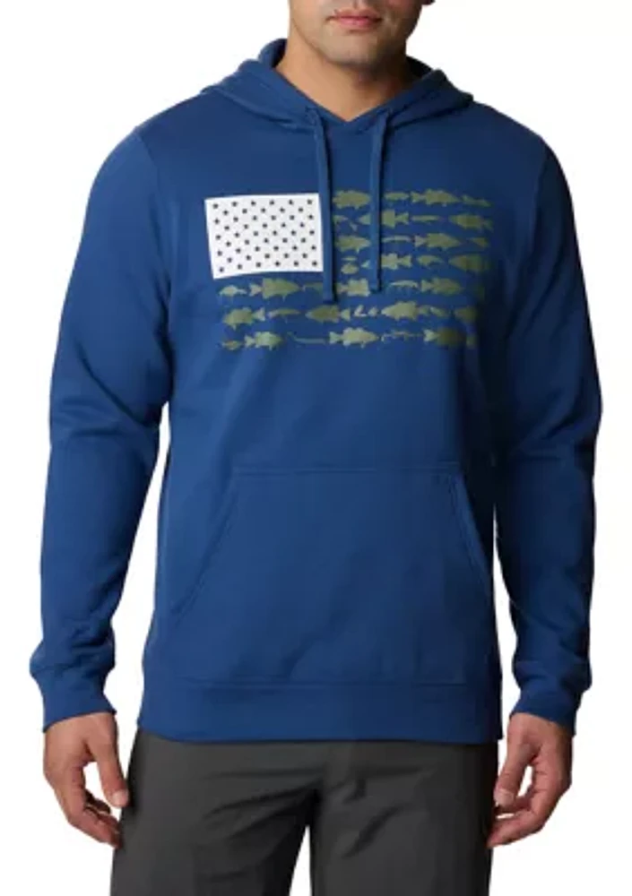 Men's Big PFG™ Fish Flag II Hoodie