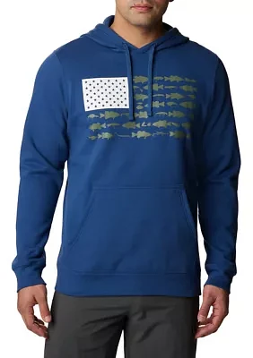 Men's Big PFG™ Fish Flag II Hoodie