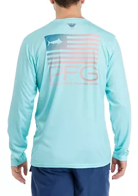 Terminal Tackle PFG™ Fish Star Long Sleeve Graphic Shirt