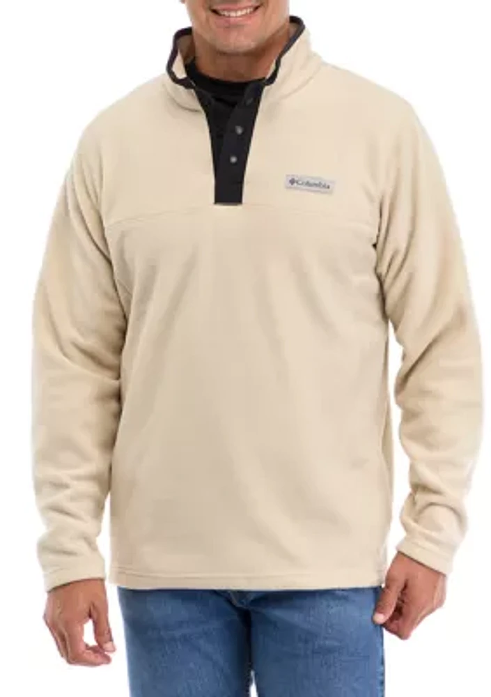 Men's Half Snap Fleece Pullover