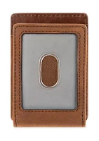 Leather Magnetic Front Pocket RFID Wallet