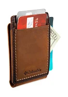 Leather Magnetic Front Pocket RFID Wallet