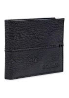 Leather Extra Capacity Passcase RFID Wallet