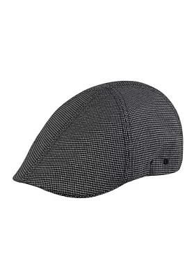 Micro Check Pattern Dome Top Ivy Hat