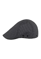 Micro Check Pattern Dome Top Ivy Hat