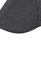 Micro Check Pattern Dome Top Ivy Hat