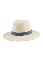 Chambray Band Panama Hat