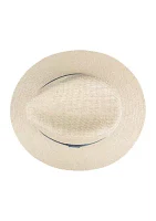 Chambray Band Panama Hat