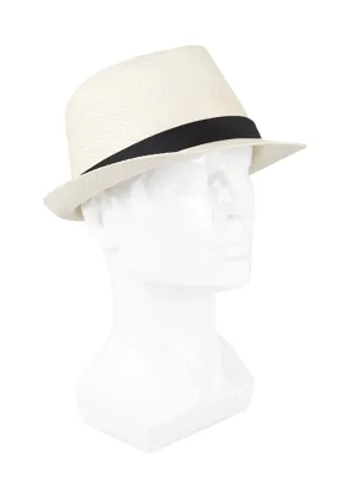 Straw Fedora Hat