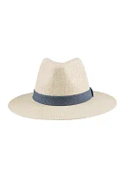 Chambray Band Panama Hat