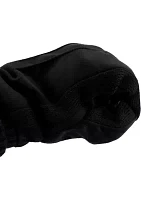 Suede Knit Gloves with Plush Lining