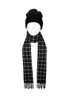 Beanie Hat and Scarf Set