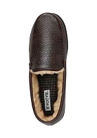 Basketweave Emboss Closeback Slippers