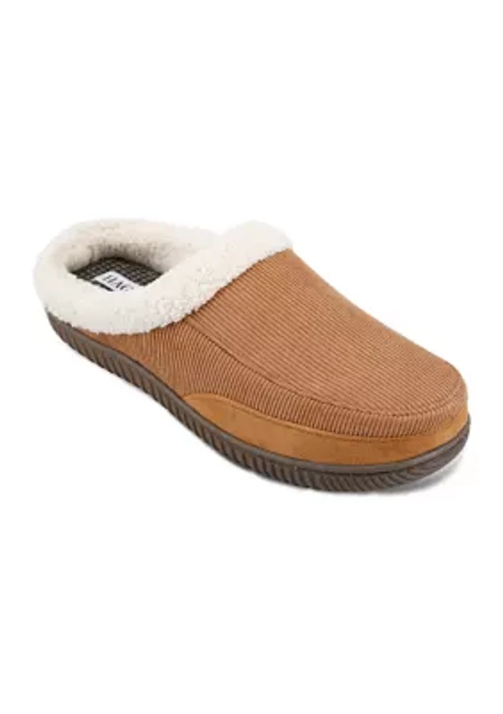 Corduroy Clog Slippers