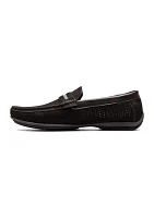 Corby Moc Toe Saddle Slip On Loafers