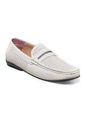 Corby Moc Toe Saddle Slip On Loafers