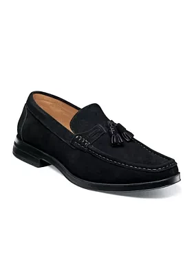 Peppley Moc Toe Tassel Slip On Loafers