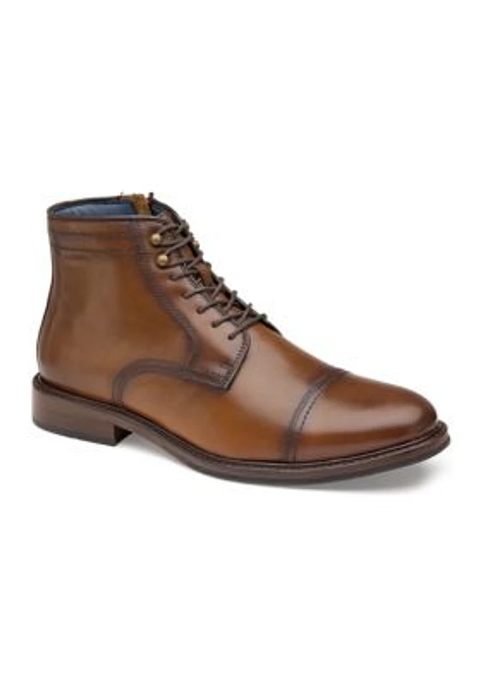 Raleigh Cap Toe Zip Boots