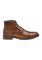 Raleigh Cap Toe Zip Boots