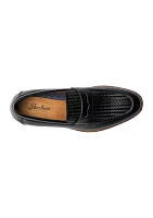 Rucci Weave Moc Toe Penny Loafers