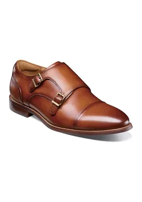 Rucci Cap Toe Double Monk Strap Loafers