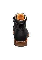 Lodge Lace Up Cap Toe Boots