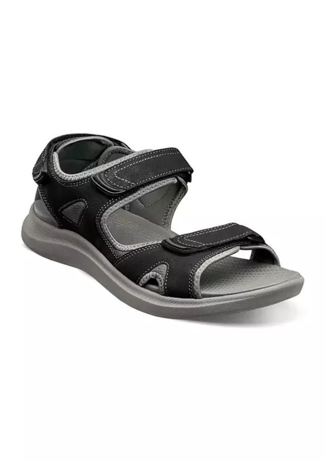 Belk Men's Rio Vista 3-Strap Casual Sandals | The Summit