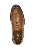 Asher Burnished Leather Derby Shoes