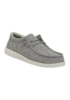 Wally Blend Linen Iron Loafers