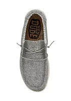 Wally Blend Linen Iron Loafers