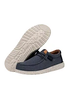 Wally Washed Canvas Loafers