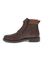 Dudley Cap Toe Lace Up Boots