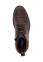 Dudley Cap Toe Lace Up Boots